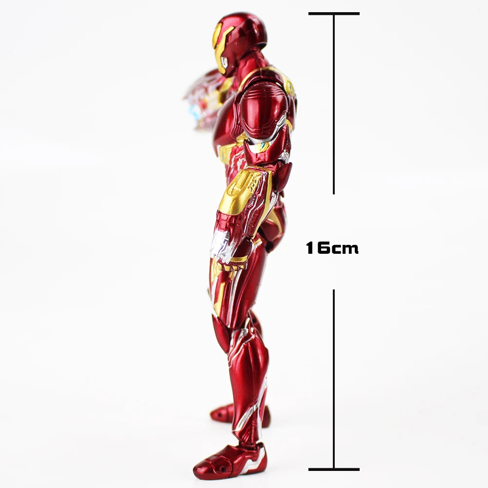 16 см Мстители Железный человек экшн-фигурка Бесконечная война супер герой Железный человек MK50 ПВХ фигурка Коллекционная модель игрушка подарок для детей