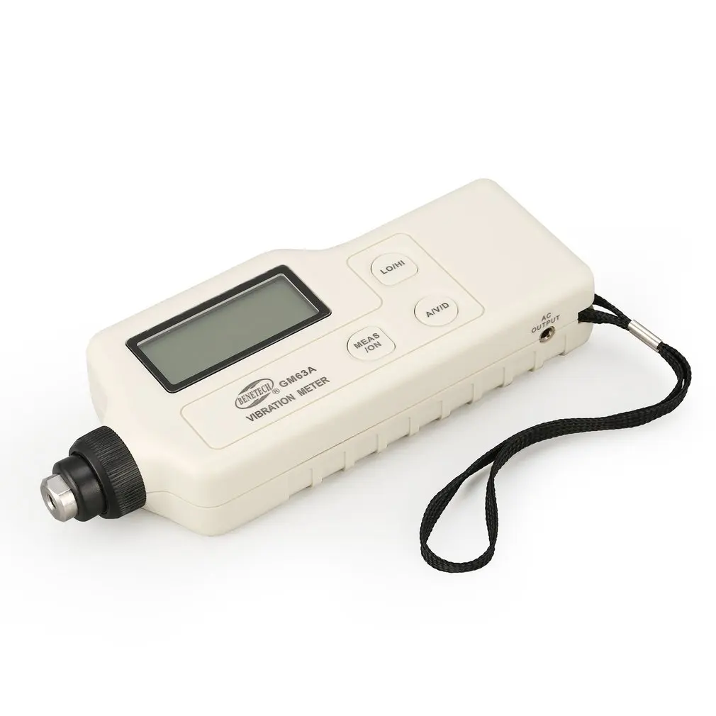 GM63A портативный цифровой виброметр портативный Виброметр тестер устройство измерительный анализатор вибрации датчик