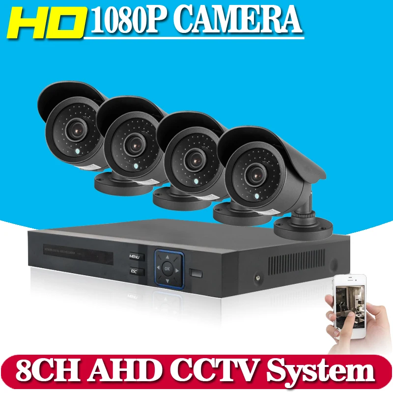 bilder für NINIVISION HD 2MP Videoüberwachung System 8CH HD 1080 P HD AHD DVR Kit 4*1080 P Outdoor-überwachungskamera-system 1 TB HDD bilder für NINIVISION HD 2MP Videoüberwachung System 8CH HD 1080 P HD AHD DVR Kit 4*1080 P Outdoor-überwachungskamera-system 1 TB HDD