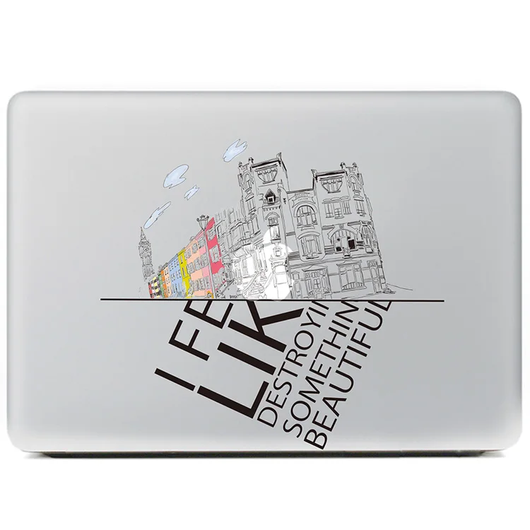 Фантазия мир Виниловая Наклейка для DIY Macbook Pro/Air 11 13 15 дюймов чехол ноутбука