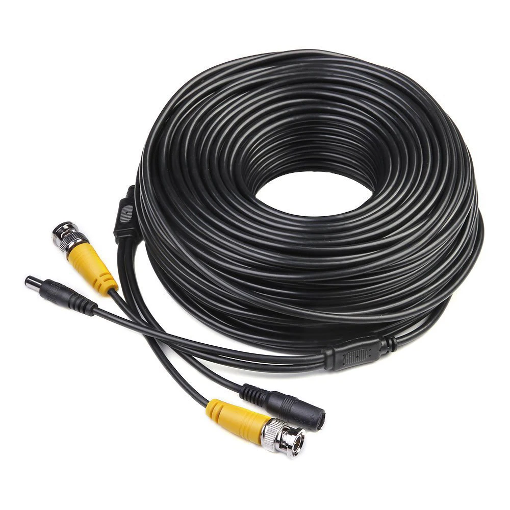 

2 Packs 150ft security camera video power extension cable wire cord for CCTV DVR CCD Security Cameras Surveillance System