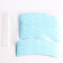 HARMONY 180 шт 0,87" x 3" контур голубая лента от VAPON LACEFX двухсторонний клей супер волосы Ленточные вкладки для волос штук