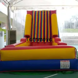 Надувная палка липкая скалодромы с костюмом ПВХ надувные прыжки прилипания стены для детей и взрослых для наружного мероприятия