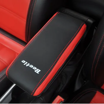 

For 2013-2018 Beetle PU leather car accessories armrest box protection cover
