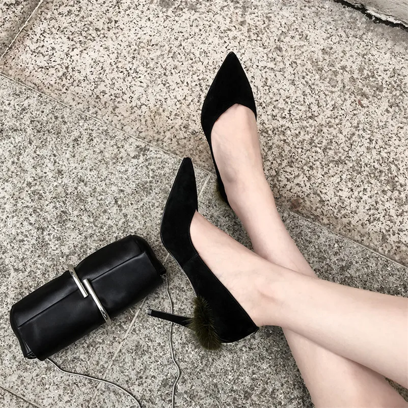 FEDONAS Sexy Women Pointed Toe Pumps Fur Wedding Party Night Club Pumps Ladies High Heeled Suede Shoes Woman New Platfroms Pumps FEDONAS Sexy Women Pointed Toe Pumps Fur Wedding Party Night Club Pumps Ladies High Heeled Suede Shoes Woman New Platfroms Pumps