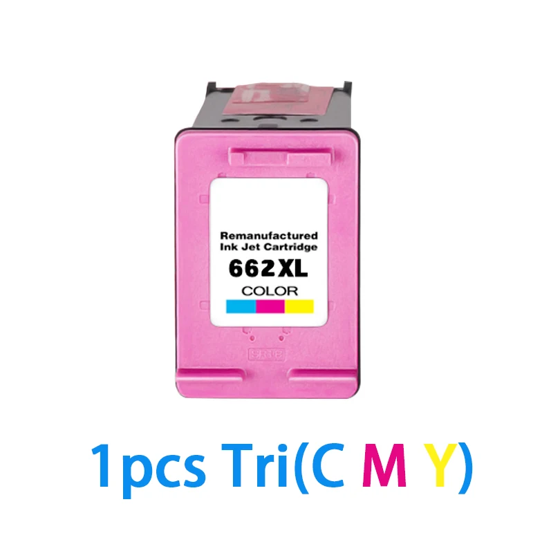 XiongCai совместимый чернильный картридж для HP 662 с чернилами Deskjet 1015 1515 2515 2545 2645 3515 3545
