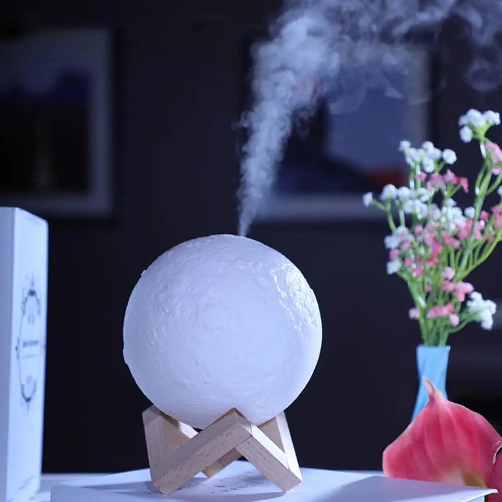 

Adoolla Large Capacity 3D Moon Shape Air Humidifier with Night Light