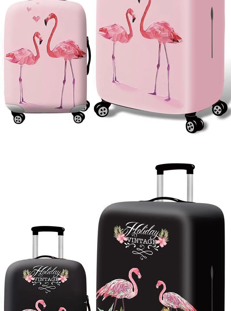 SEREQI дорожный модный защитный чехол для чемодана из эластичной ткани, чехол для чемодана 18-32 дюймов, аксессуары для путешествий