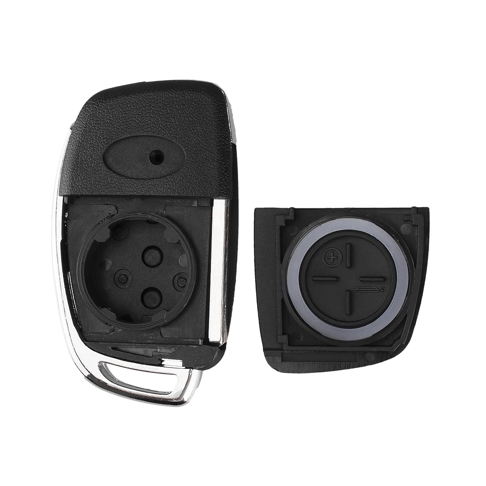 Ключ KEYYOU для Hyundai Solaris ix35 ix45 ELANTRA Santa Fe New Verna 3/4 кнопочный корпус автомобильного