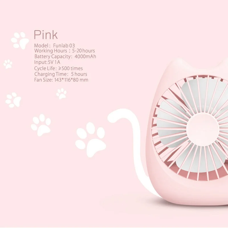 

New fun mini cute small fan rechargeable usb electric fan desktop fan office student universal