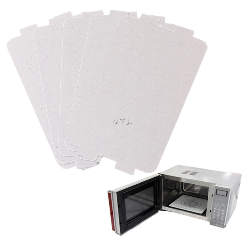 Microwave Oven Mica Plate Sheet Thick Replacement Part 5Pcs 107x64mm For Media MP17C-KE PJ17C-M1 MP17C-KL MP17C-KA microwave oven mica sheet