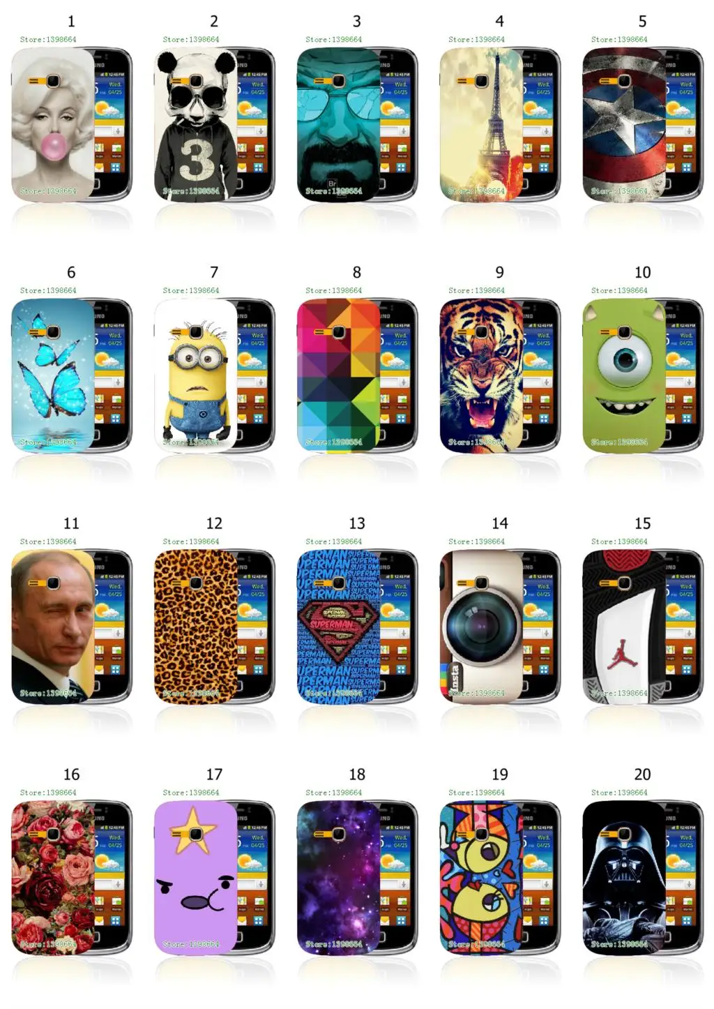 Mobile Phone Cases Hot 1pc Tiger Head Hybrid Design