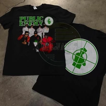 Винтажная концертная футболка в стиле 90х с изображением общественного врага, Apocalypse 1991, хип-хоп рэп, размер S-5XL(2