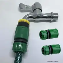 Зеленый кнопки адаптер трубы разъем ABS практические трубы расширение удобно