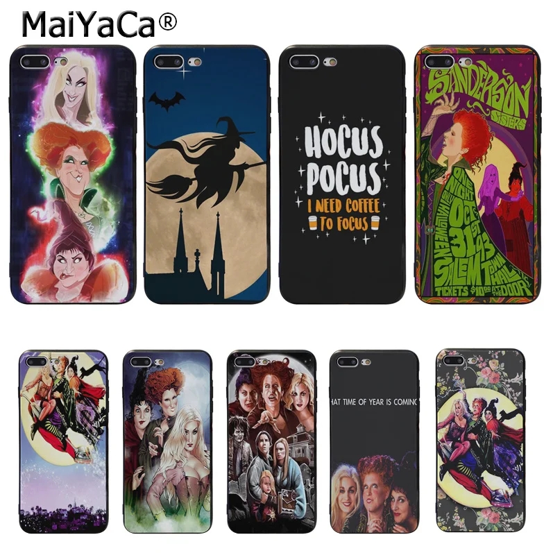 

MaiYaCa Hocus Pocus Popular Custom TPU Phone Cover for iPhone 8 7 6 6S Plus 5 5S SE XR X XS MAX Coque Shell case cover
