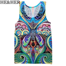Красочные Trippy 3D напечатаны унисекс майка для мужчин Мода крутая летняя майка Топ для работы мужские женские Топы Холтер майка