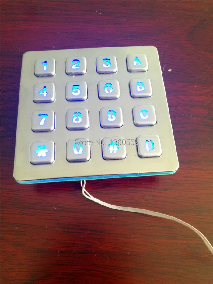 Клавиатура со светодиодной подсветкой 16 клавиш 4 х4 кнопки|keypad watch|button apparelkeypad types |