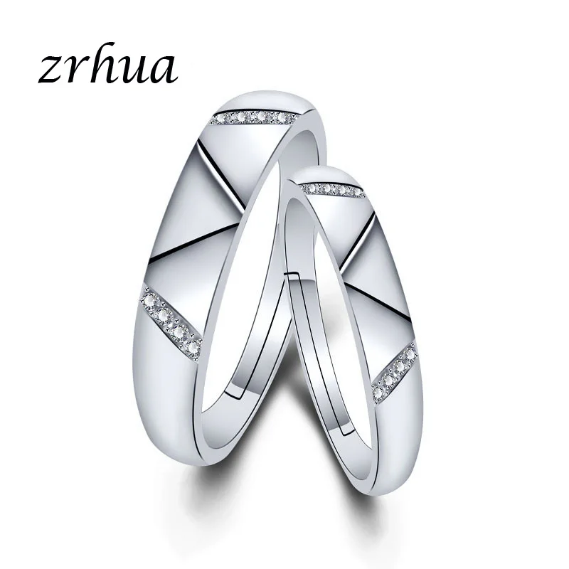 ZRHUA высокое качество кольца из стерлингового серебра 925 для мужчин и женщин ежедневный палец Анель аксессуары стерлингового серебра ювелирные изделия - Цвет основного камня: 12