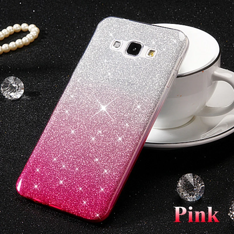 

Gradient Glitter Soft Case for Samsung galaxy A10 A20 a20e A30 A40 A50 A70 S10 S10E S7 S6 edge S9 S8 Plus A6 A8 2018 TPU Cover
