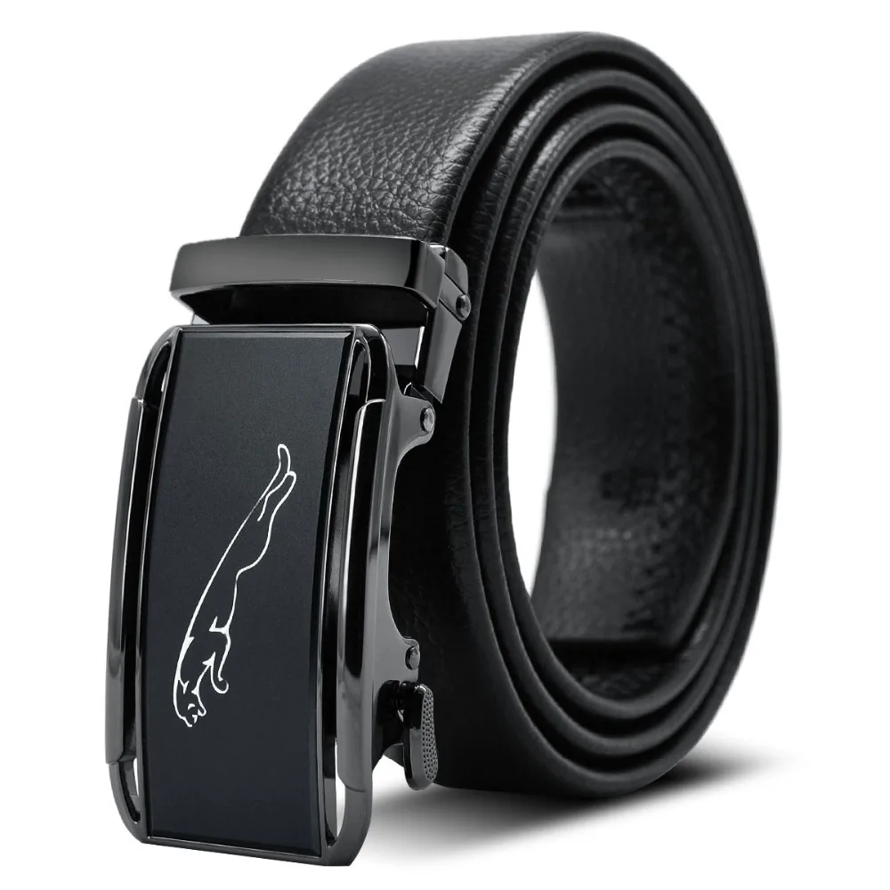 

Famous Brand Black Belt Men Hight Quality Genuine Luxury Leather Belts for Men,Strap Male Metal Automatic Buckle