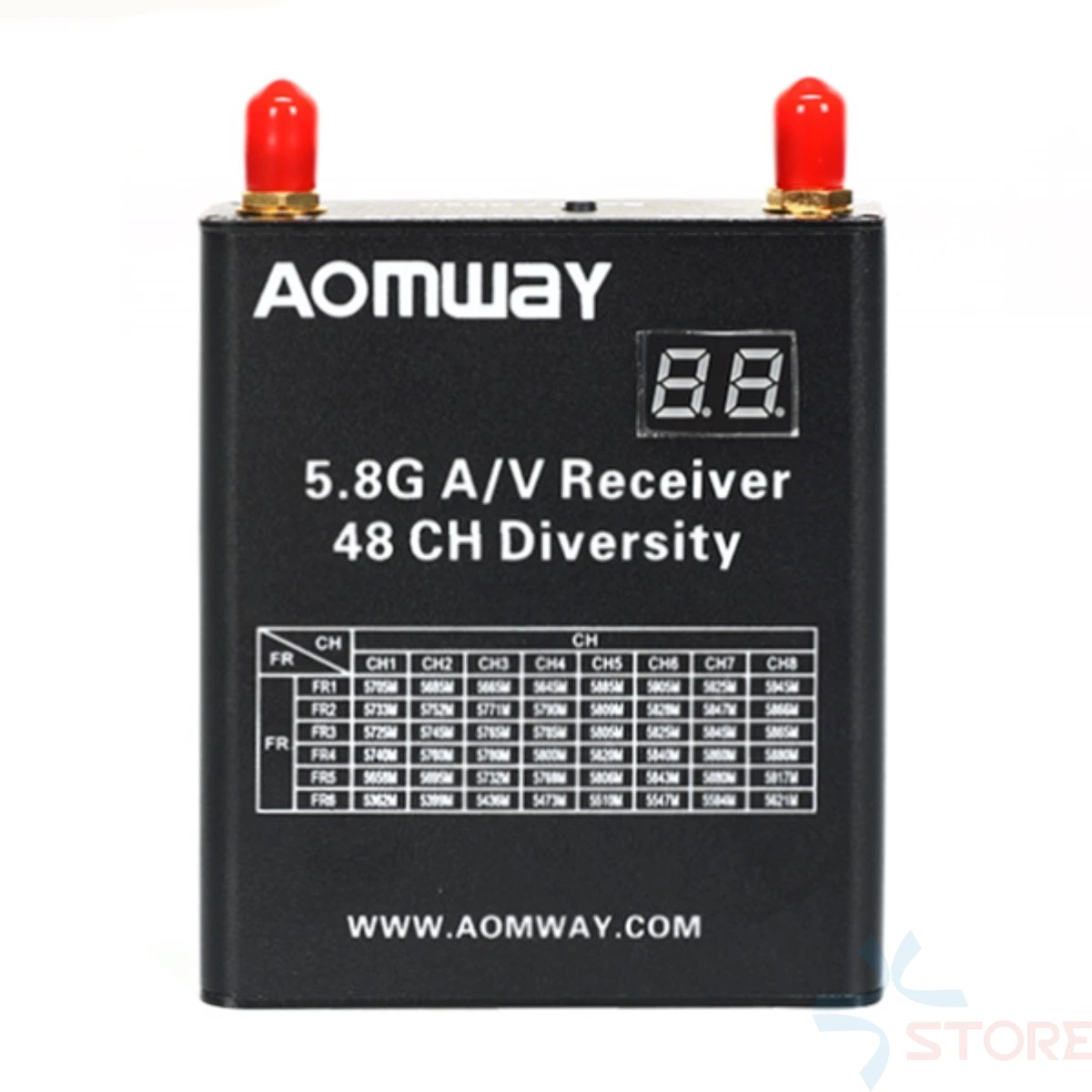 Aomway FPV 5,8 Ghz 1000mW 1W 48CH AV аудио видео передатчик и приемник с функцией видеорегистратора