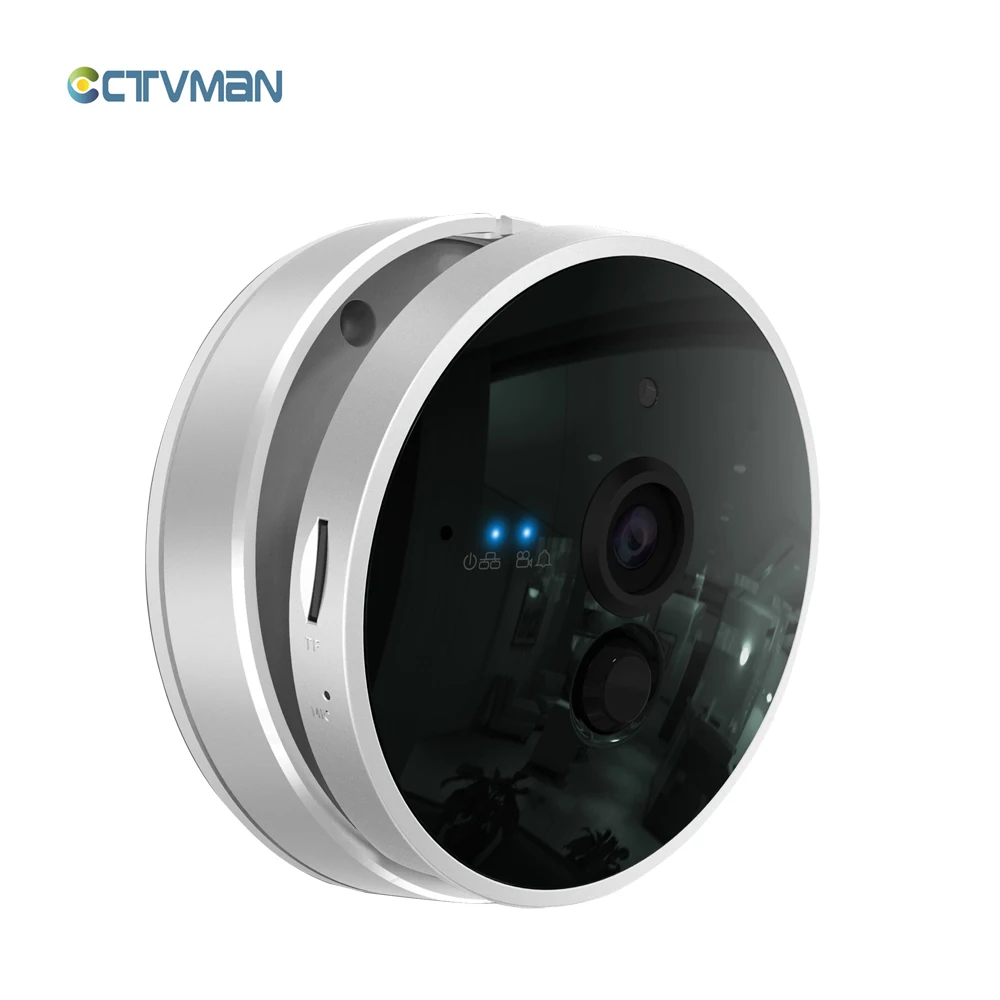 01CTVMAN IP Camera 1080P with Microphone PIR Wireless Security Mini Ip Cam for phone CCTV Wifi Camara P2P SD Card Slot HD Interno 