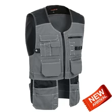Bauskydd мужской серый инструмент жилет Рабочий жилет инструмент жилет рабочая одежда для мужчин