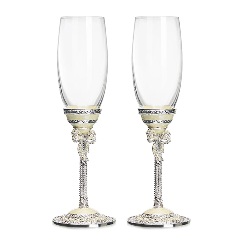 Эмаль Кубок век хорошо вместе Шампань бессвинцовое Хрустальное стекло свадебный подарочный набор стакан кристально чистое покрытие процесс чашки