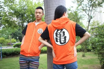 

Hot Sale JP Anime Dragon Ball Short Sleeve Hoodies Jacket For Unisex Cosplay Costumes