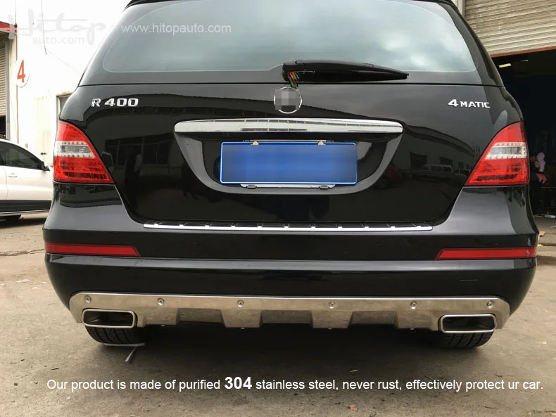 Задний бампер из нержавеющей стали для Ben-z W251 R class W251 R class R280 R300 R320 R350 R400 R500, гарантия качества