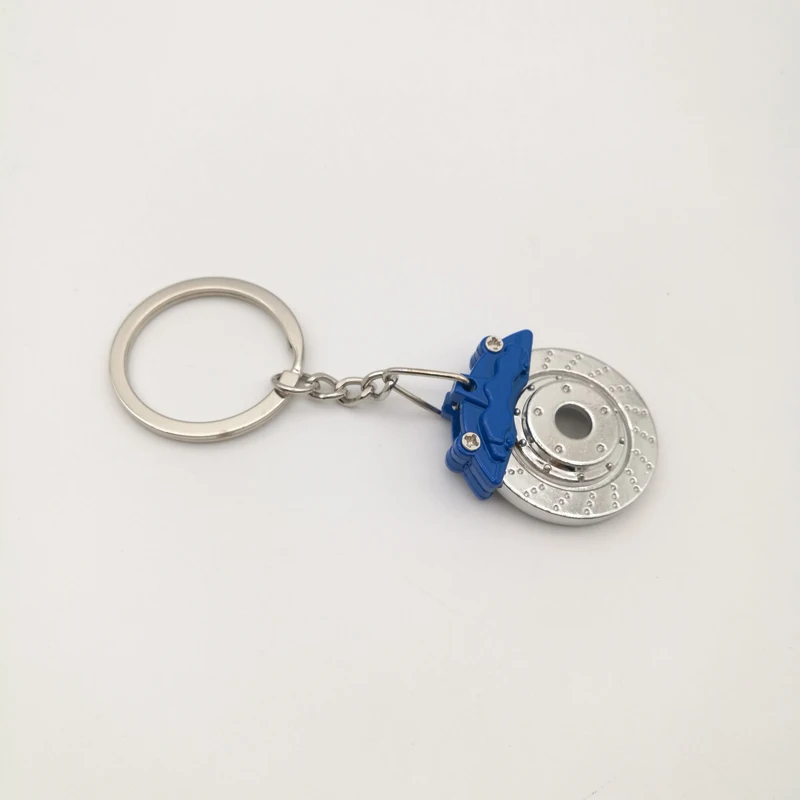 

1pc Keychain Simulation Car Parts Disc Brake Model Auto Part Car Keyring Key Chain Ring Keyfob Gift