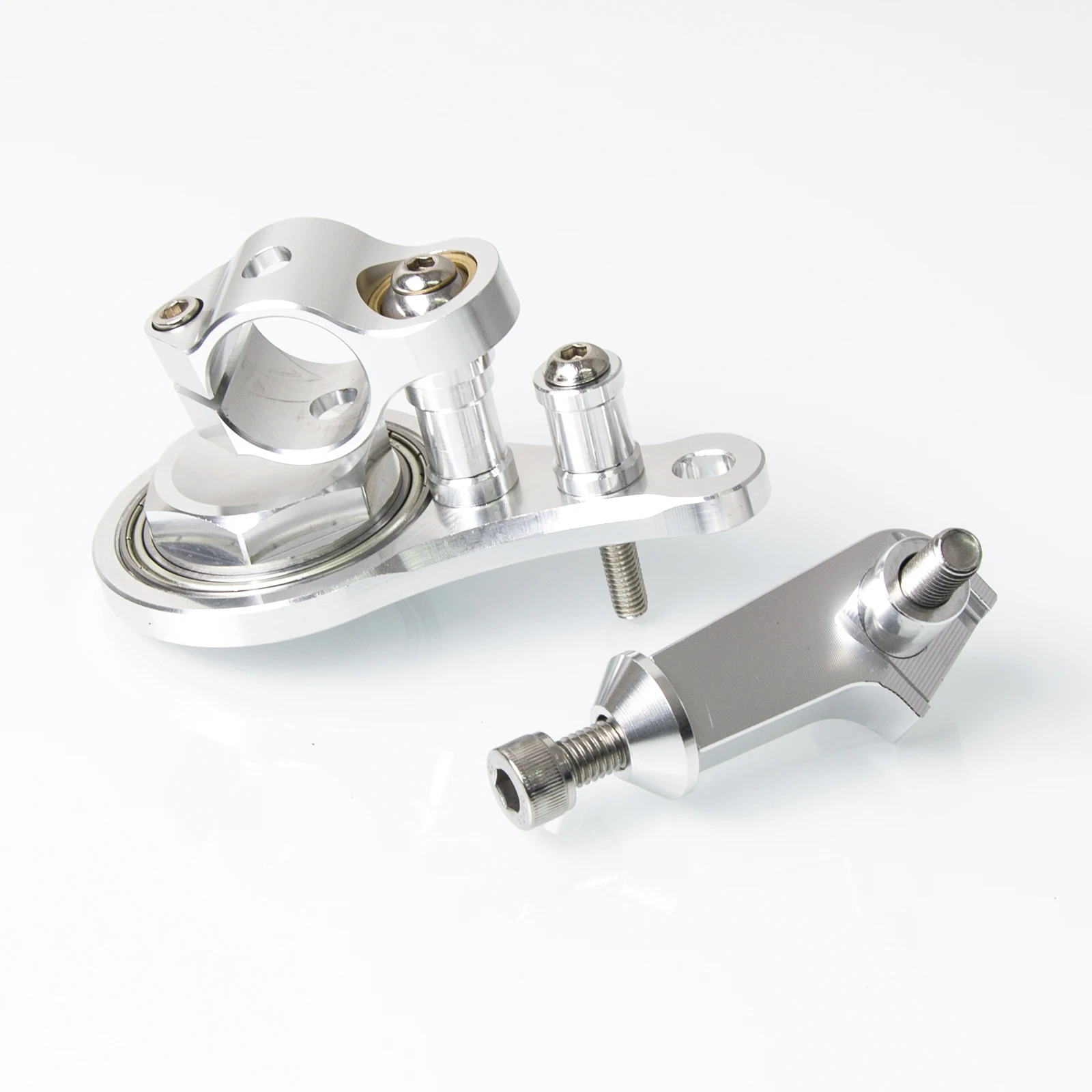 NICECNC Steering Damper & Bracket Mounting Kit for Kawasaki Ninja ZX6R ZX-6R ZX636 2005 2006 Billet Motorcycle Spare Parts