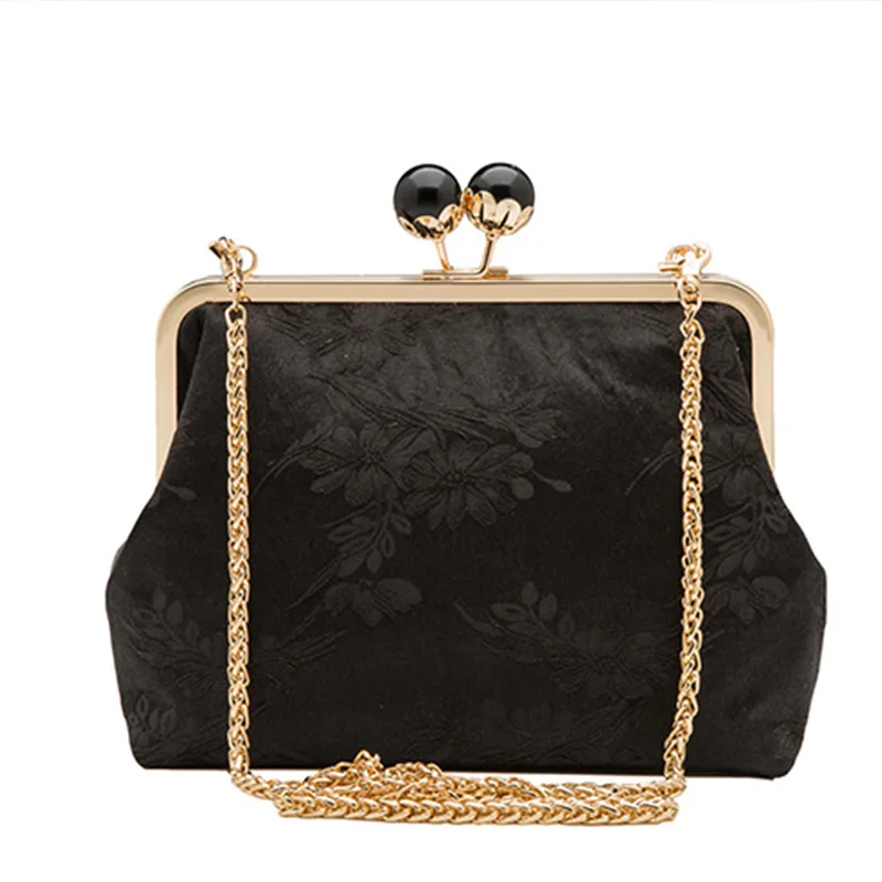 22cm Pearl Big Purse Clasp Gold Color Metal Purse Frame Handle Bag