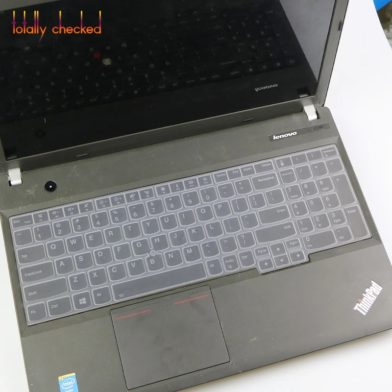 Для lenovo ThinkPad P51S P52S E590 E580 E585 T570 T580 T590 L580 15,6 ''Обложка клавиатуры для ноутбука клавиатура протектор - Цвет: clear