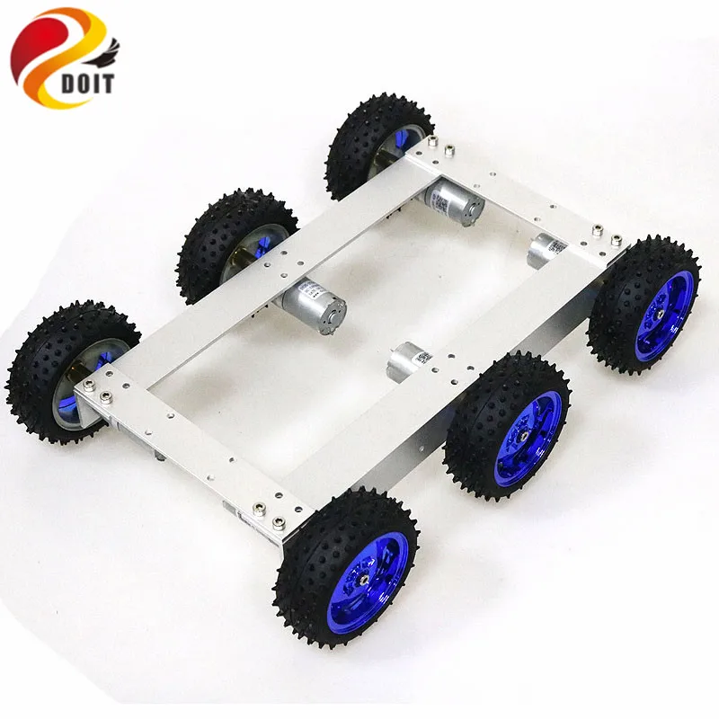C6 6wd Smart Car Chassis Kit 6 Motor Drive Mobile Robot for Project Development Electronic Competition Graduation Design