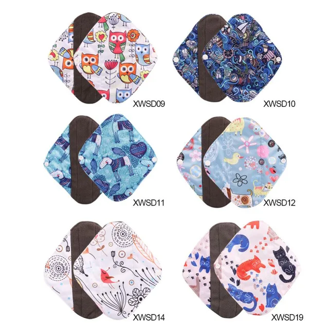 1PCs Women Maternal Menstrual Pads Reusable Bamboo Cloth Sanitary Menstrual Pads Washable Panty Liner Pad For Pregnancy Women