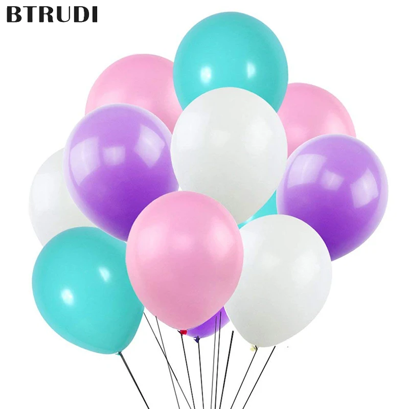Утолщенный круговой латексный шар BTRUDI 40 шт./лот 12 дюймов 2 8 г розовый белый