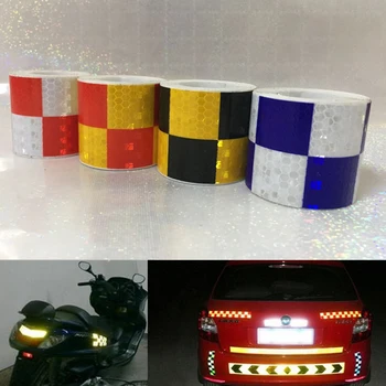 Roadstar 자동차 장식 오토바이 반사 테이프 스티커, 안전 소재, 자동차 스타일링, 안전 경고 테이프, 5cm X 5m