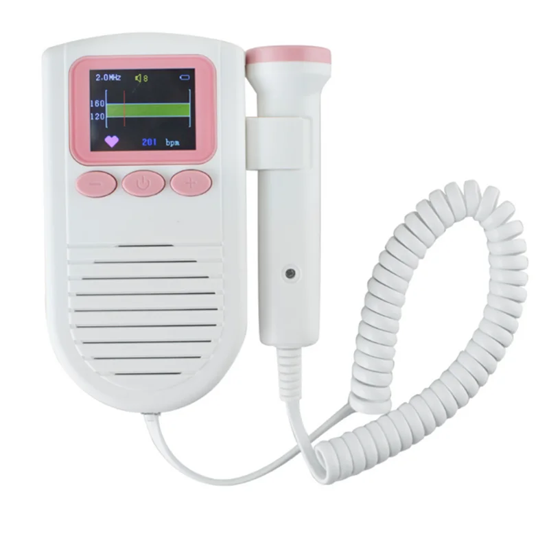 3 МГц Карманный пренатальный эмбриональный допплер монитор сердечного ритма для детей детектор датчик сердечного ритма для беременных доплер для сердечка