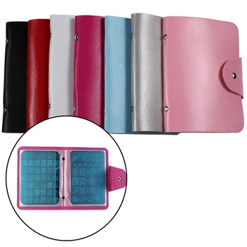 

Organizer / case / holder for stamping plates -14.5x9.5 cm - 16 pocket rectangle image plate organiser organizer holder folder