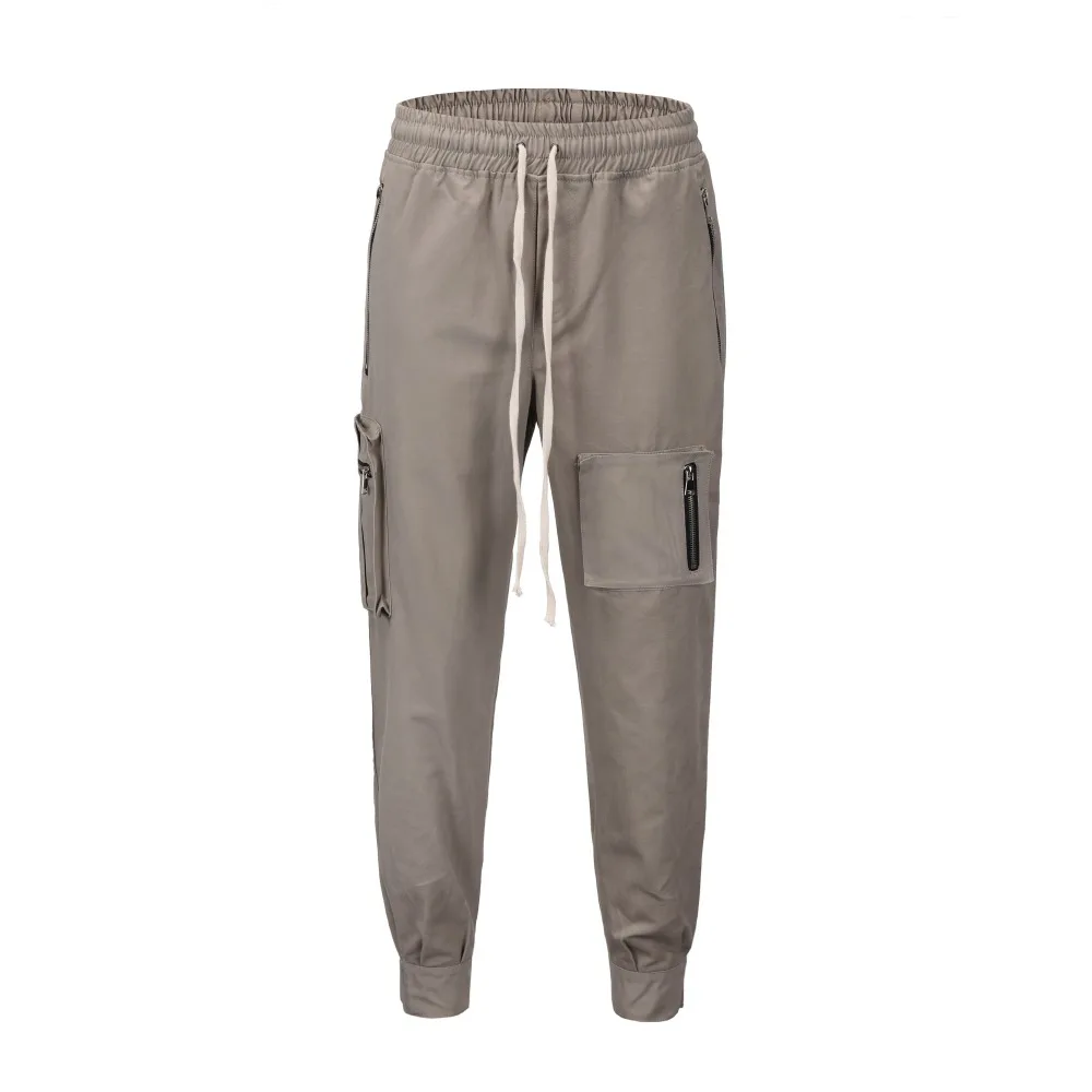 VFIVEUNFOUR Pockets Patchwork Harem Pants Men 2019 Harajuku Elastic Waist Drawstring Joggers Male Streetwear Cargo Pants 