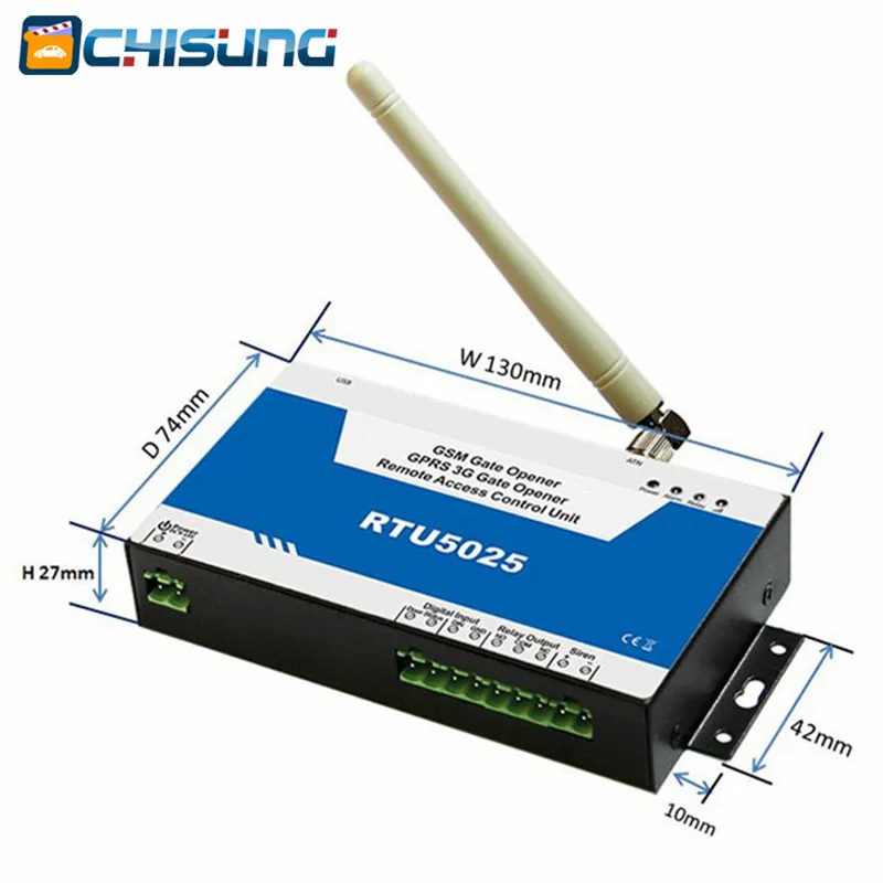GSM Дистанционный Открыватель двери/ворот RTU5025 3g легко открыть ворота по телефону или SMS
