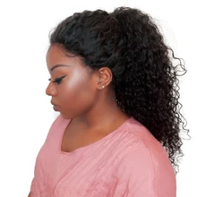 360 Lace Frontal Wigs For Black Women Curly Human Hair Wigs With Baby Hair Pre Plucked 180% Density Brazilian Remy Hair