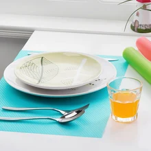 30*45 см 4 шт./компл. коврик для кухонного стола водонепроницаемые, влажность-доказательство стойка с полочками полки Нескользящие Коврик для буфета противень для еды