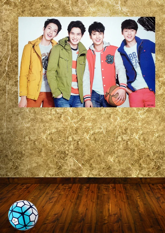 南韓国バンドcnblue Hdルーム装飾ポスター送料無料配信壁紙ポスターa3紙ステッカー居間ウォールステッカー Sticker Sport Wallpaper Flockwallpaper Corners Aliexpress