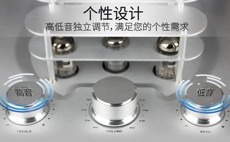 F-goola SD-311 60 Вт+ 60 Вт bluetooth fever класс аудио hifi набор комбинированный dvd-плеер/5U4C+ 12AX7 ламповый усилитель/6,5 дюймов subwoof