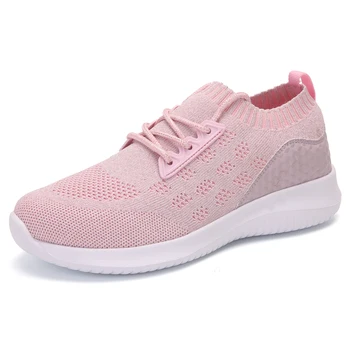

Tennis Shoes For Women Flying Woven Breathable Sneakers Woman Sports Shoes Comfortable Platform Sneakers Women Zapatos De Mujer