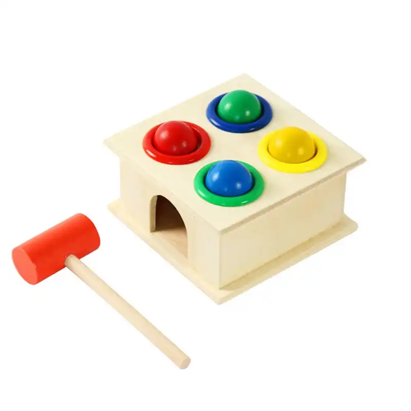Новые деревянные игрушки молоток деревянная игрушка Обучающие Игрушки для