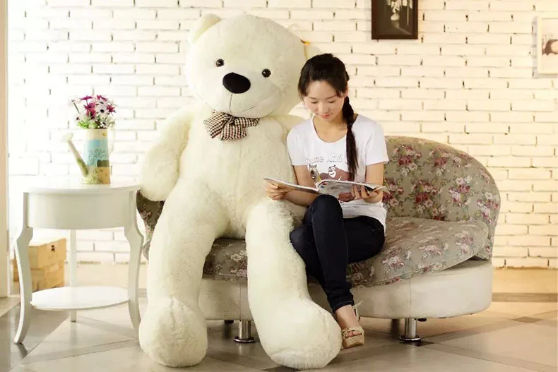 Огромный 160 см белый медвежонок, плюшевые игрушки Боути медведь мягкая кукла обниматься подарок на день рождения h1313