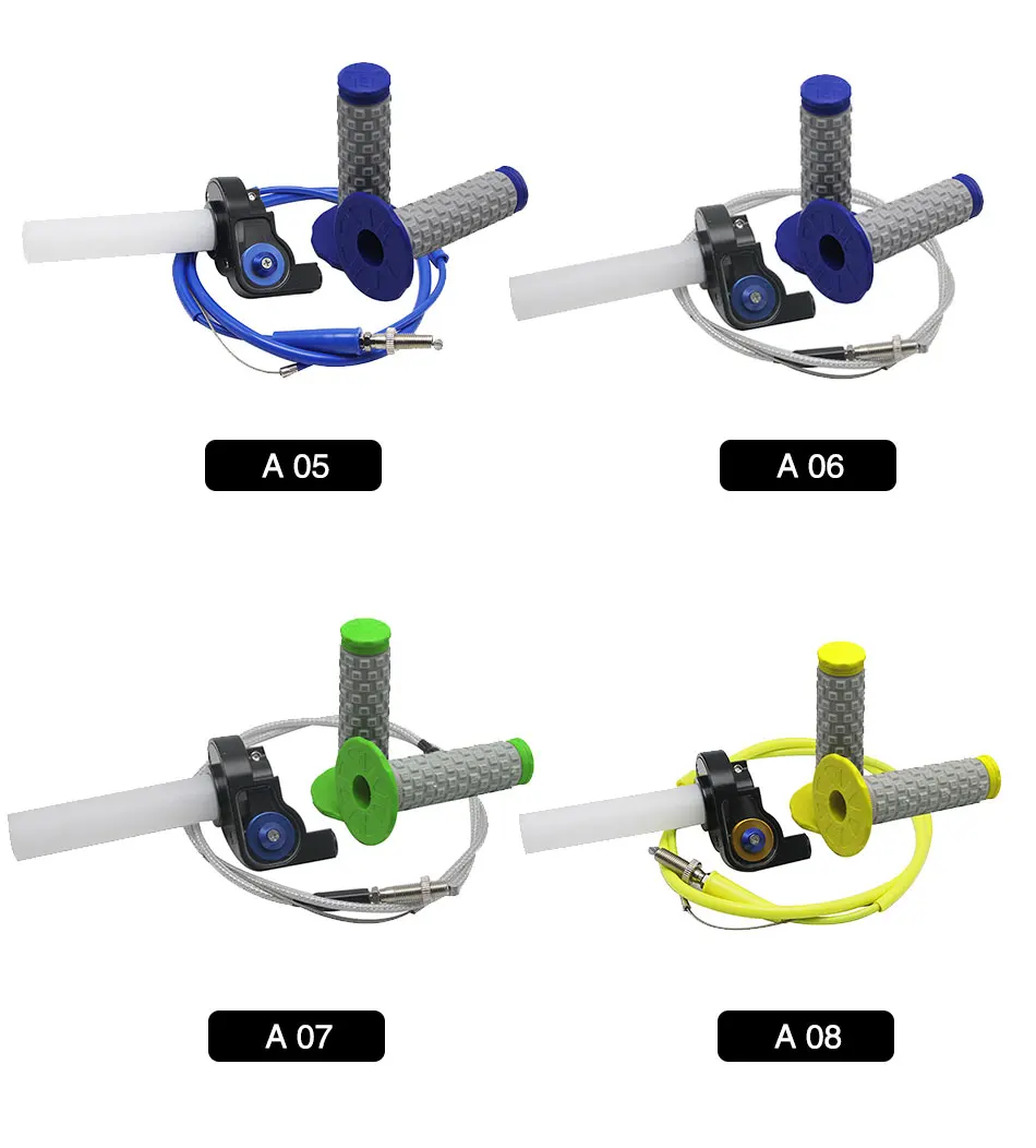 ZSDTRP 7/8 "22 мм Твист Дроссельный ускоритель ручки кабель ДЛЯ CRF KLX TTR 110cc 125cc 150cc 200cc 250cc Dirt Pit Bike